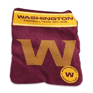 Raschel Throw 60''x80'' Washington Football Team Raschel Throw Blanket NEW‎